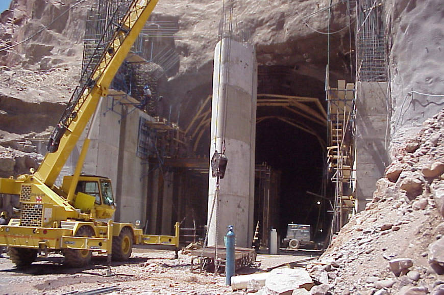 Proyecto Potrerillos Túnel de Desvío