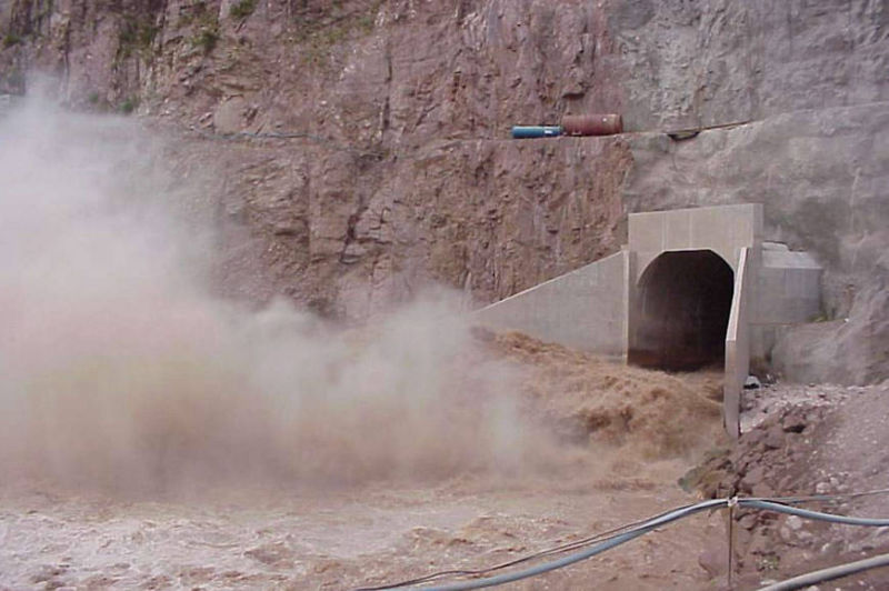 Proyecto Potrerillos Túnel de Desvío